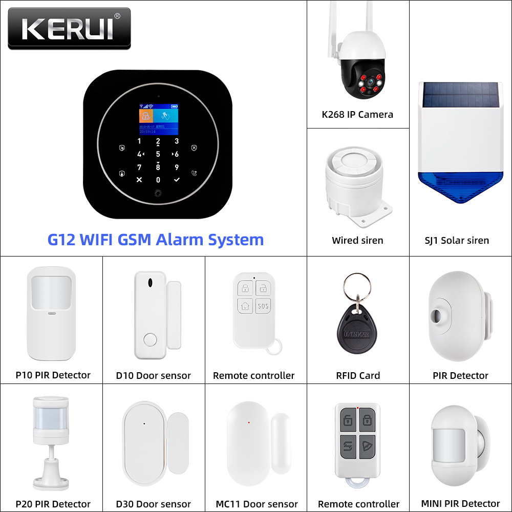 Home Automation Diy - KERUI G12 2G Wifi sistema de