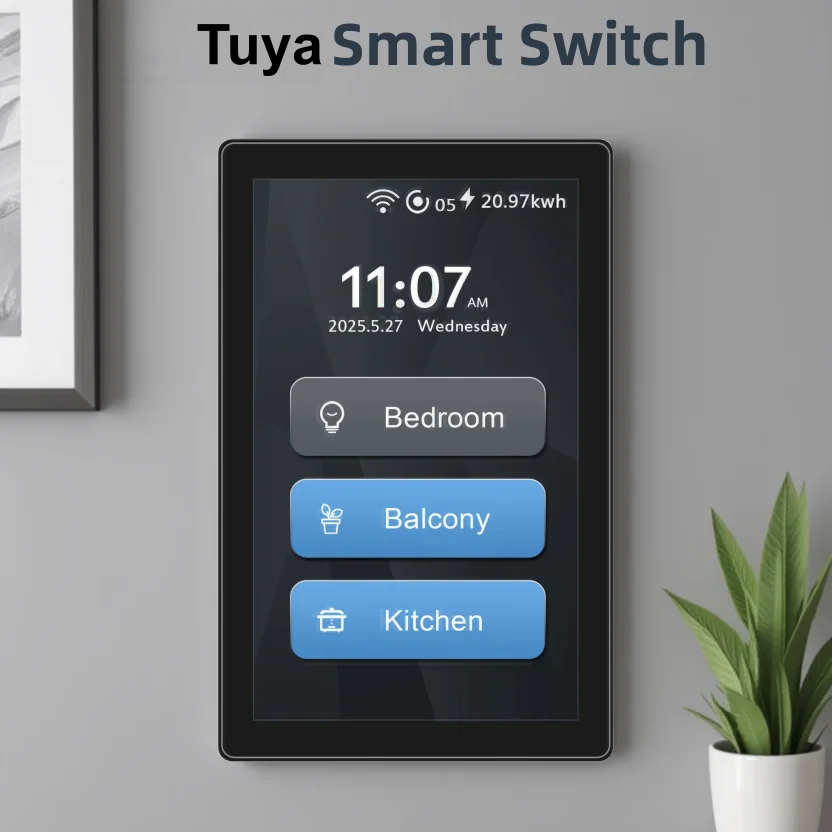 Diy Home Automation System - Interruptores inteligentes WiFi Tuya EU 4x4