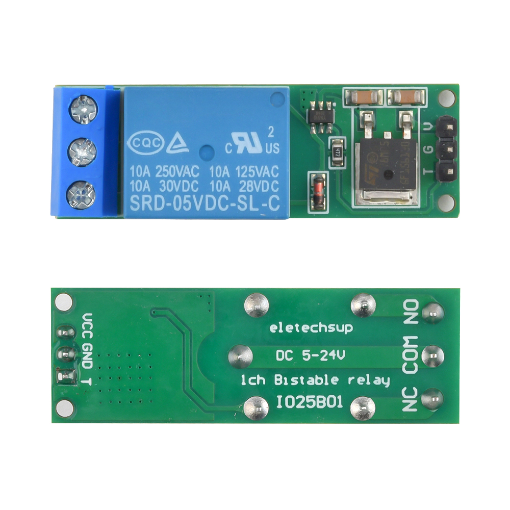 Shelly Relay Module - Módulo de relé de pestillo Flip-Flop