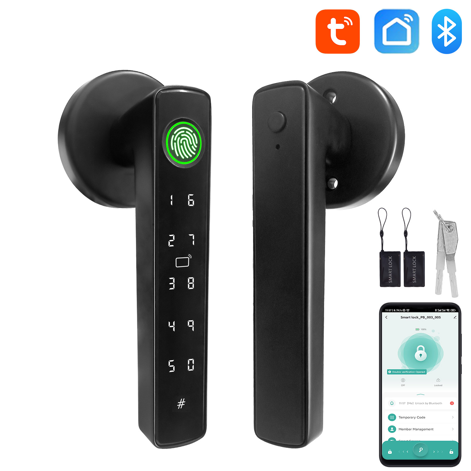 Diy Home Automation System - Cerradura Inteligente Bluetooth Tuya, Cerradura Electrónica