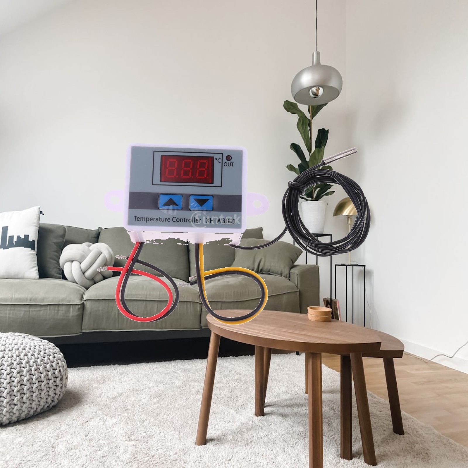 Home Automation Diy - Controlador de Temperatura, Termostato Digital Ajustable,