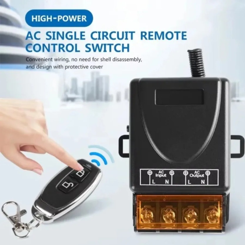 Shelly Relay Module - Interruptor Remoto Inalámbrico de 433MHz, Módulo