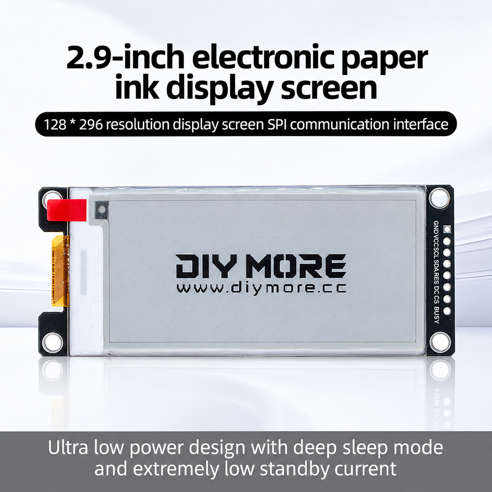Pantalla de 2.9'' en negro, bl - Display Epaper 2.9 reseña y precio